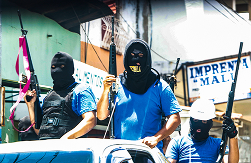 Monimbo Masaya paramilitares  Crdito Oscar Snchez